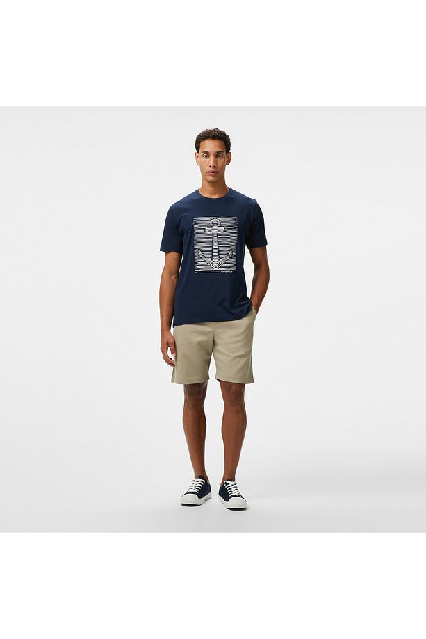 Erkek Bej Regular Fit Şort - 1