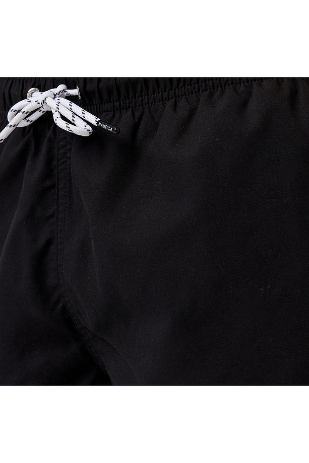 Erkek Siyah Regular Fit Deniz Şortu - 6