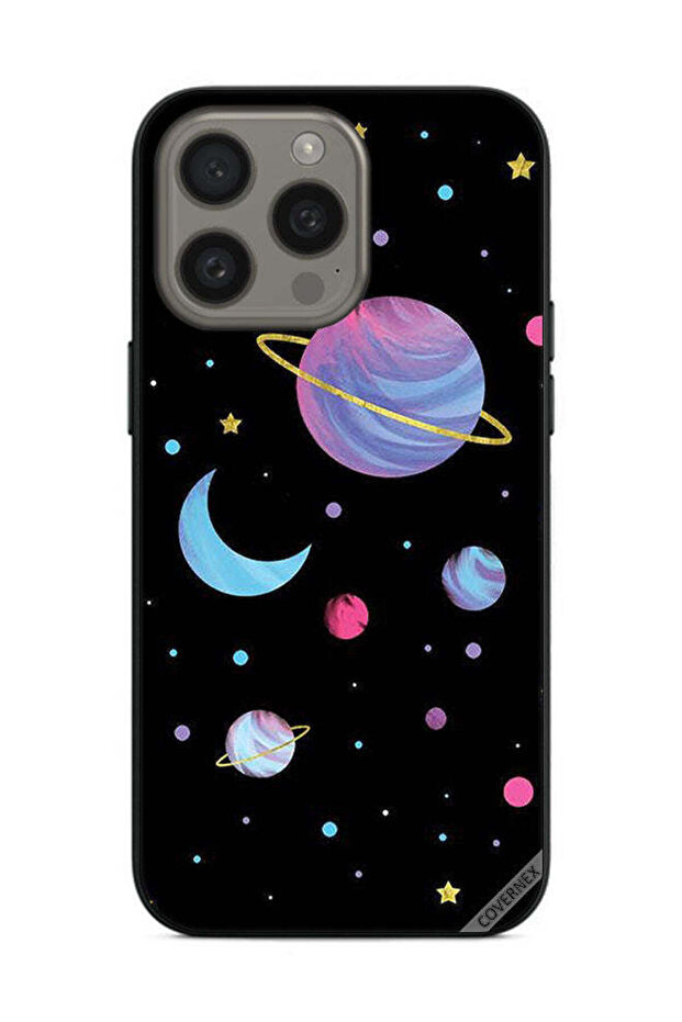 غطاء حماية لهاتف Apple iPhone 15 Pro Max - فن الكواكب