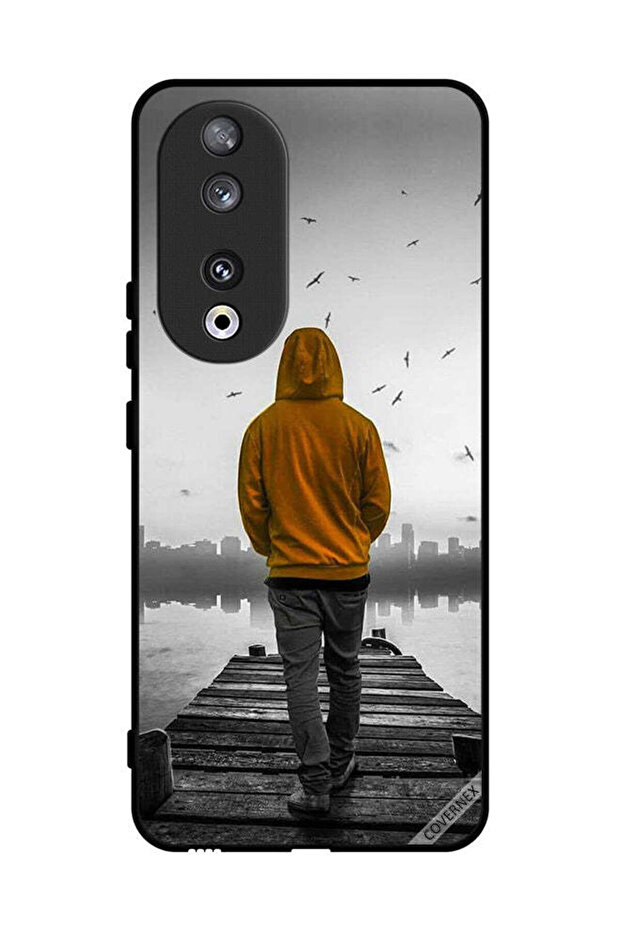 غطاء حماية لهاتف Honor 90 Sad Boy Walking