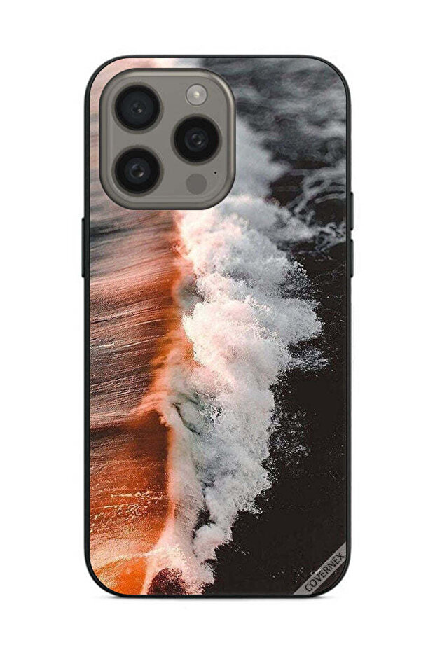 غطاء حماية لهاتف Apple iPhone 15 Pro Max Sea Water Wave