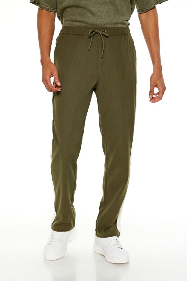 Çizgili Pantolon - 1