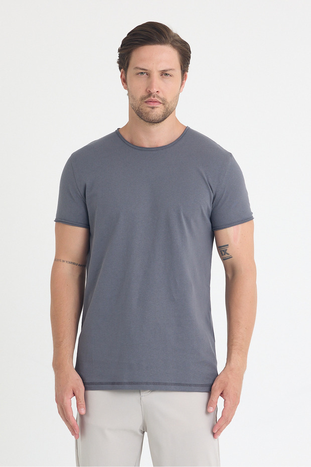 Guler pentru bărbați basic tricou - 1