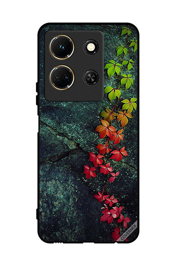 غطاء حماية لهاتف Infinix Note 30 بأوراق جميلة