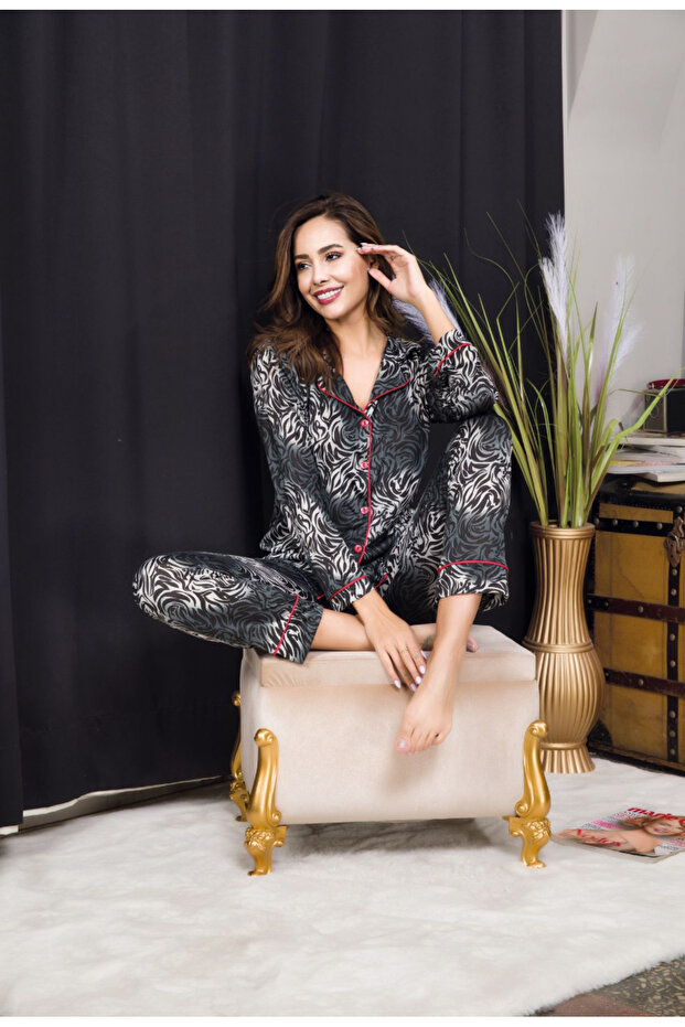 Düğmeli Pijama Takımı