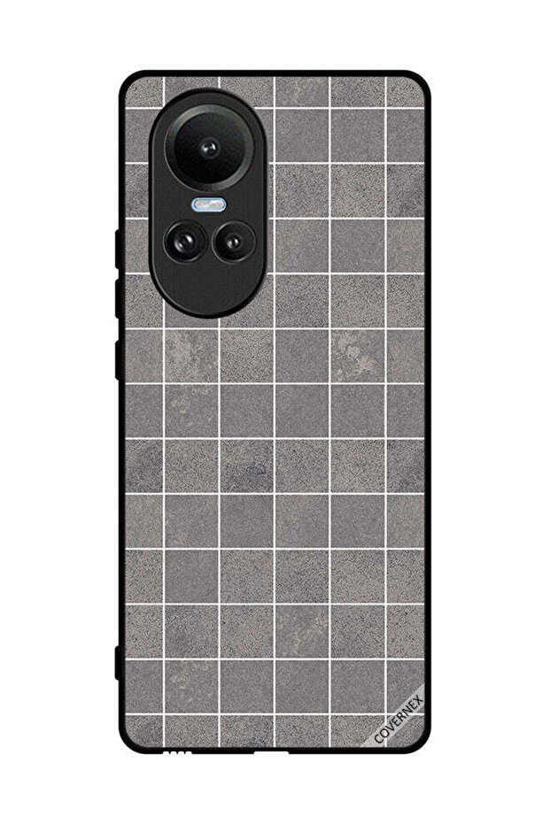 Protective Case Cover For Oppo Reno10 Pro Tiles Pattern