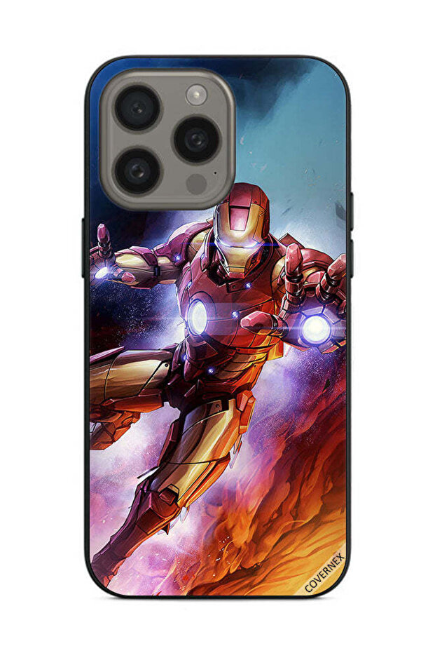 غطاء حماية لهاتف Apple iPhone 15 Pro Max Iron Man