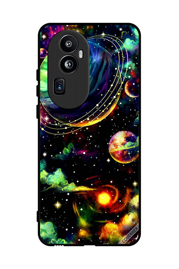غطاء حماية لهاتف Oppo Reno 10 Pro Plus - نباتات زحل