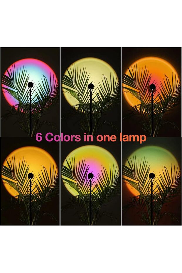 جهاز عرض ضوئي ليلي LED بألوان قوس قزح - 3