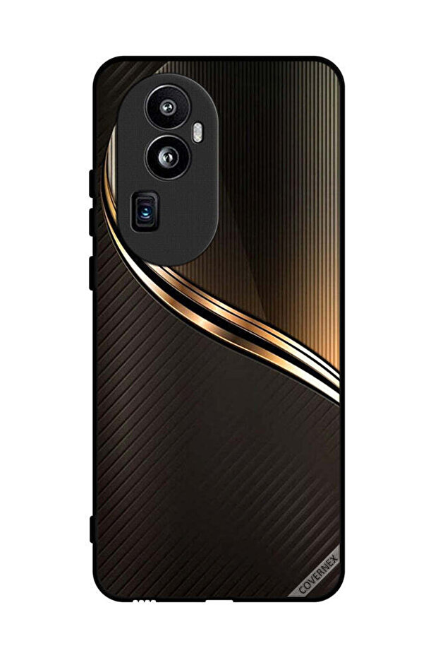 غطاء حماية لهاتف Oppo Reno 10 Pro Plus بنمط معدني
