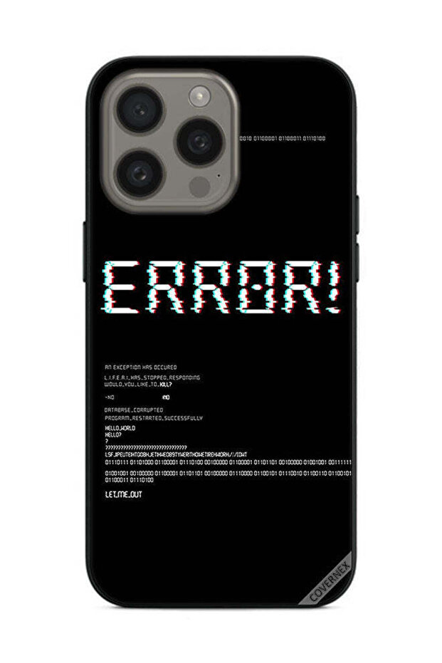 غطاء حماية لجهاز Apple iPhone 15 Pro Max Error