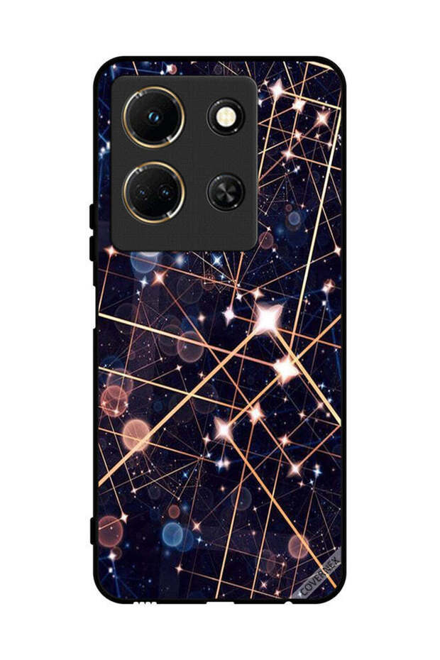 غطاء حماية لهاتف Infinix Note 30 بنمط منحنيات الإضاءة