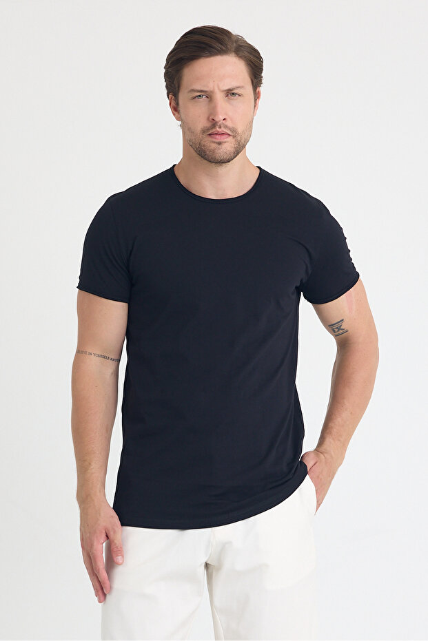Guler pentru bărbați basic tricou - 7