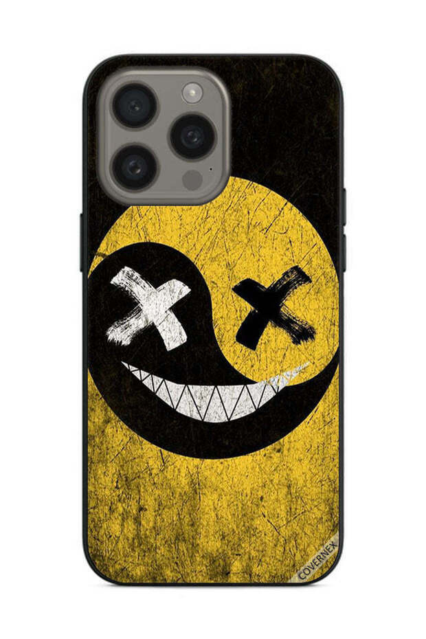 غطاء حماية لهاتف Apple iPhone 15 Pro Max بتصميم وجه مارشميلو