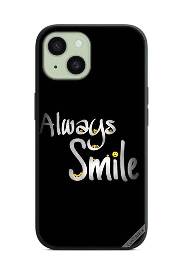 غطاء حماية لهاتف Apple iPhone 15 Plus - ابتسم دائمًا