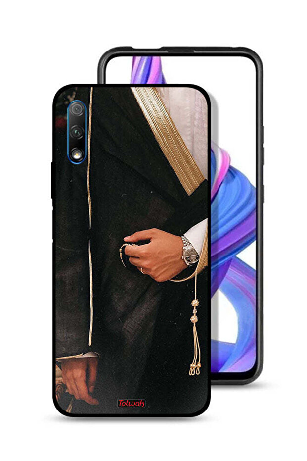 غطاء حماية لهاتف Honor 9X (الصين) بتصميم عربي