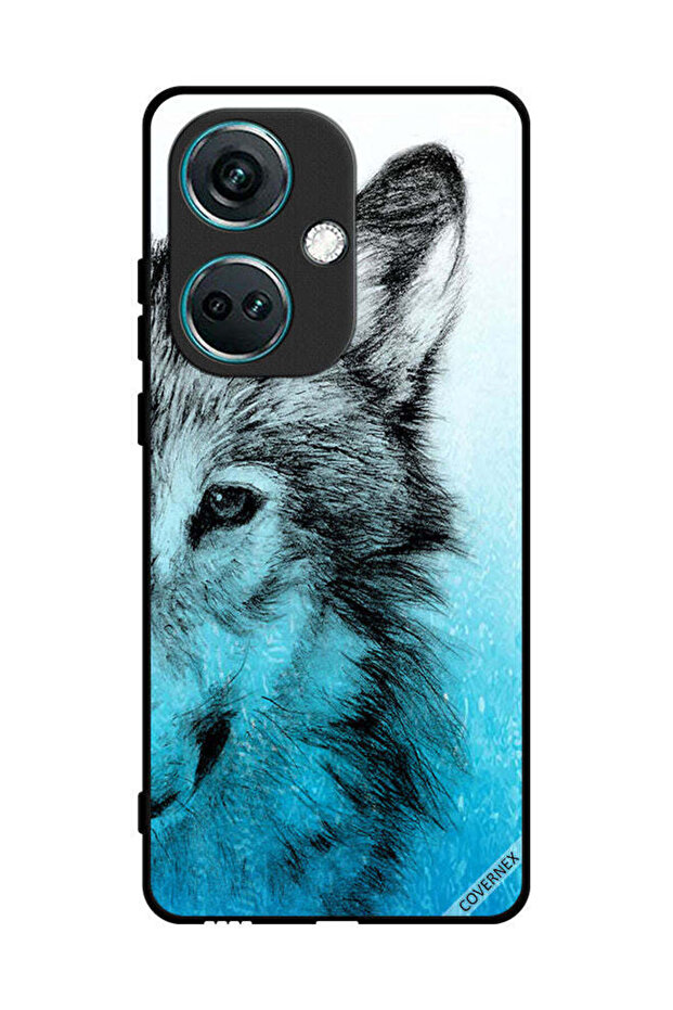 غطاء حماية لهاتف OnePlus Nord CE3 - نصف وجه ذئب
