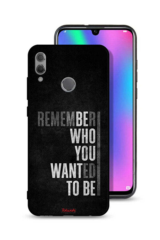 غطاء حماية لهاتف Honor 10 Lite تذكر من أردت أن تكون