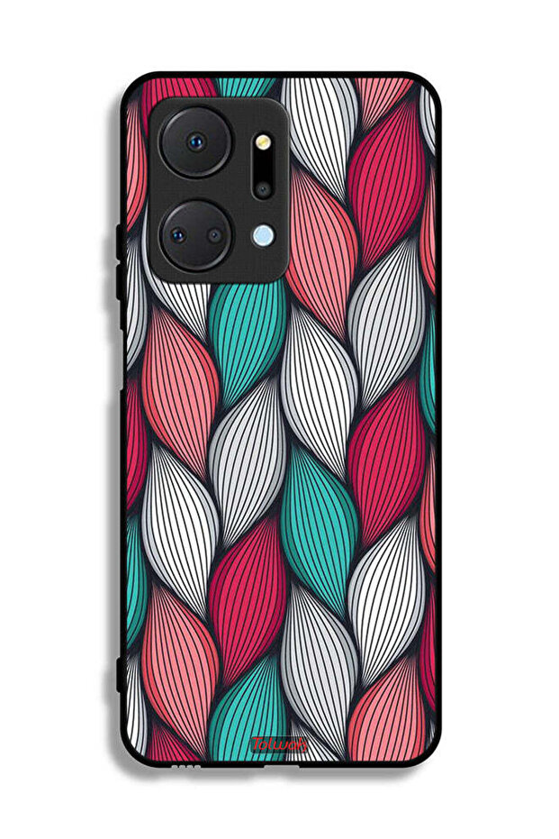 غطاء حماية لهاتف Honor X7a بنقشة ريشة - 2