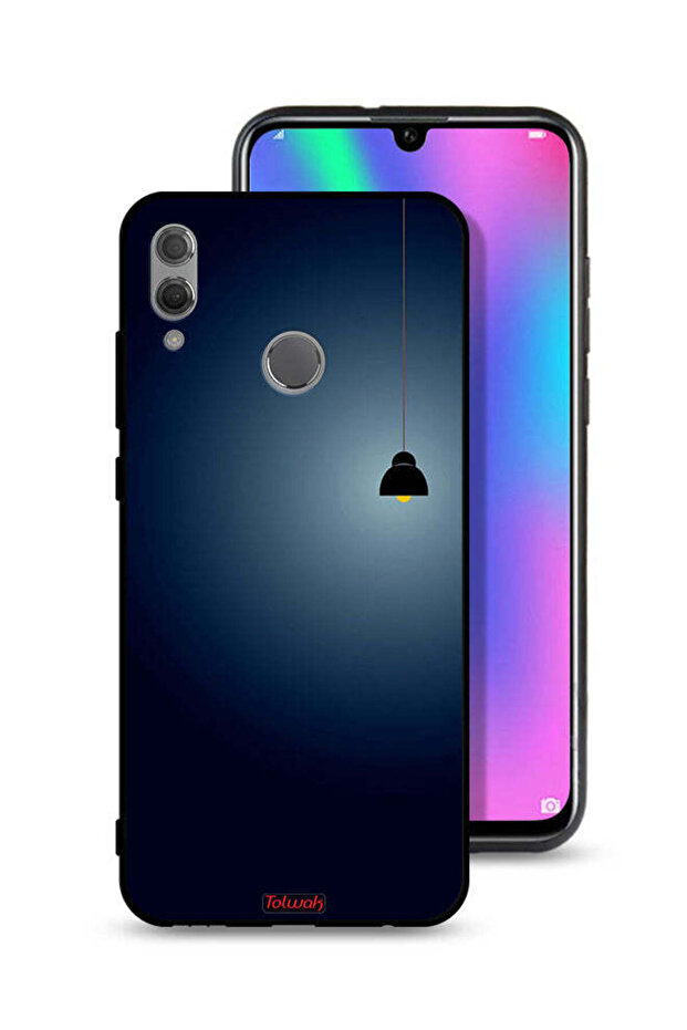 غطاء حماية لهاتف Honor 10 Lite مع إضاءة فنية معلقة