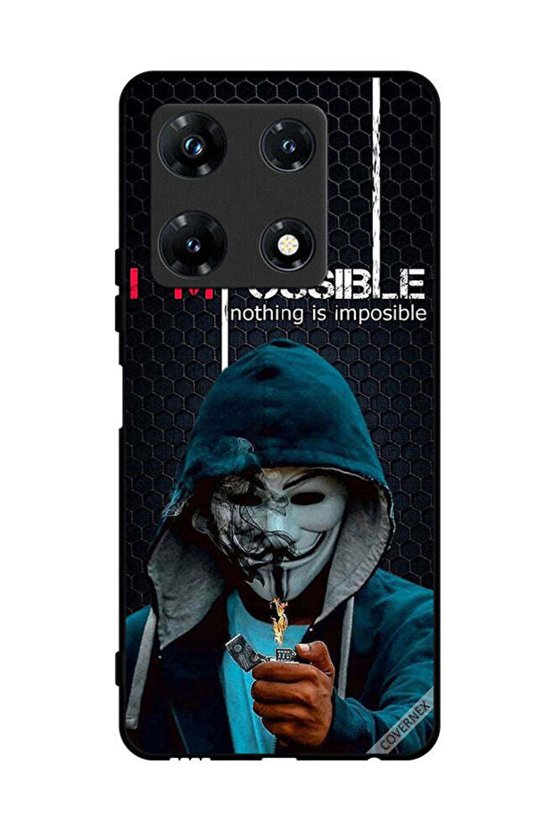 غطاء حماية لهاتف Infinix Note 30 Pro خلفية شاشة I Am Possible لا شيء مستحيل