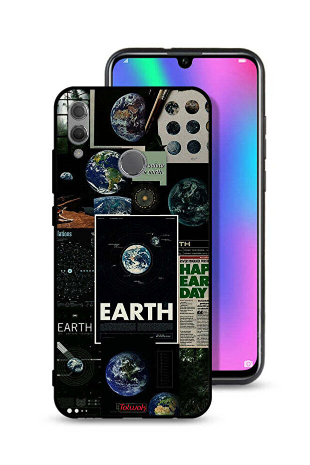 غطاء حماية لهاتف Honor 10 Lite بتصميم Earth