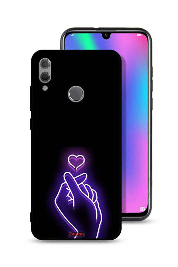 غطاء حماية لهاتف Honor 10 Lite بتصميم قلب صغير