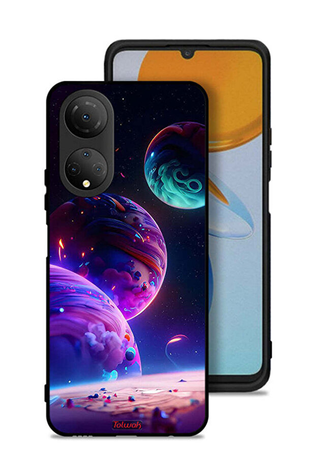غطاء حماية لهاتف Honor X7 بنمط كوكبي