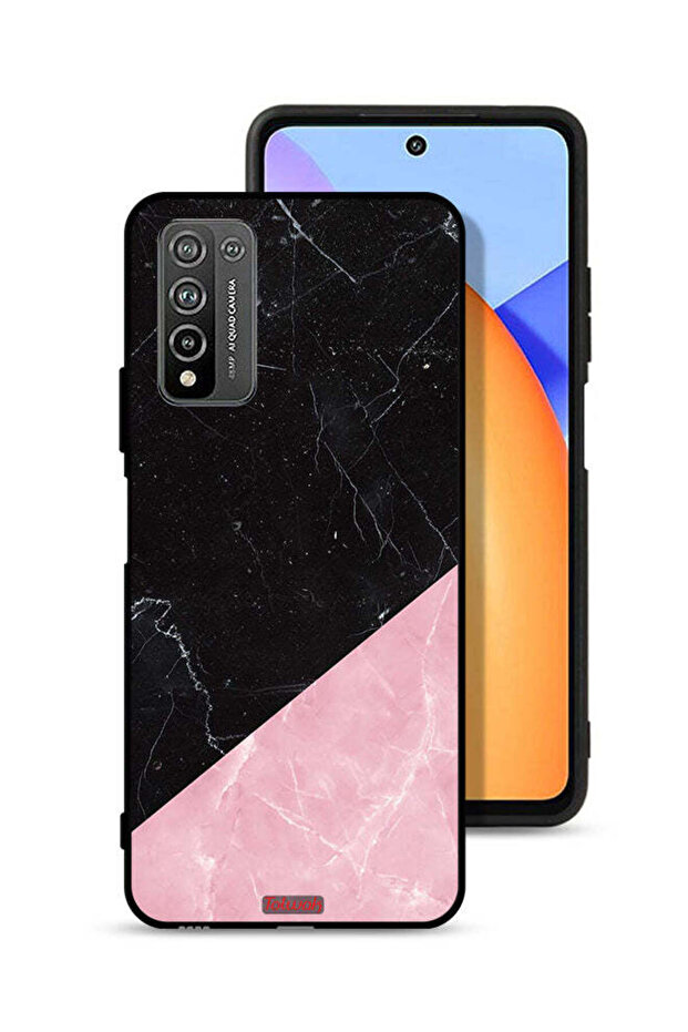 غطاء حماية لهاتف Honor 10X Lite بنمط رخامي