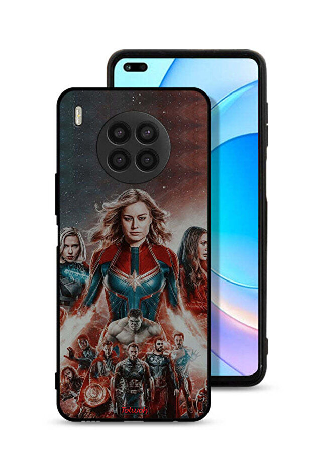 غطاء حماية لهاتف Honor 50 Lite بتصميم Avengers
