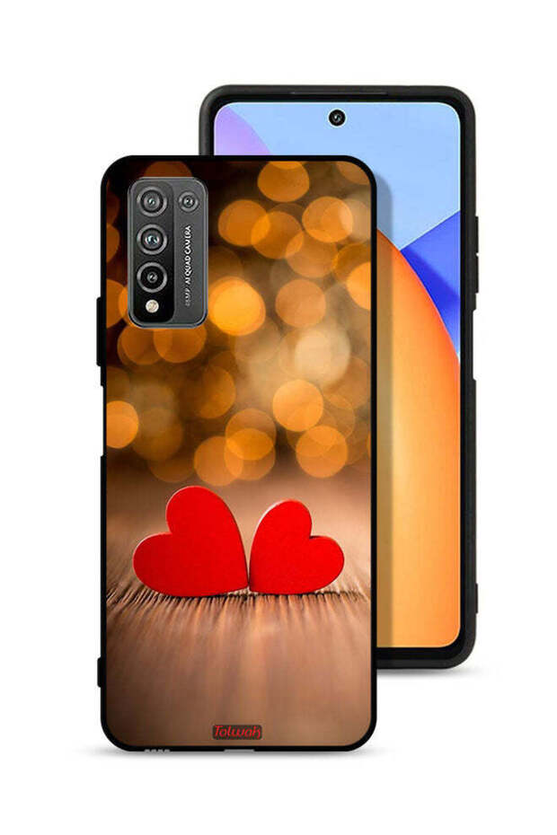 Honor 10X Lite Protective Case Cover Two Beautiful Hearts