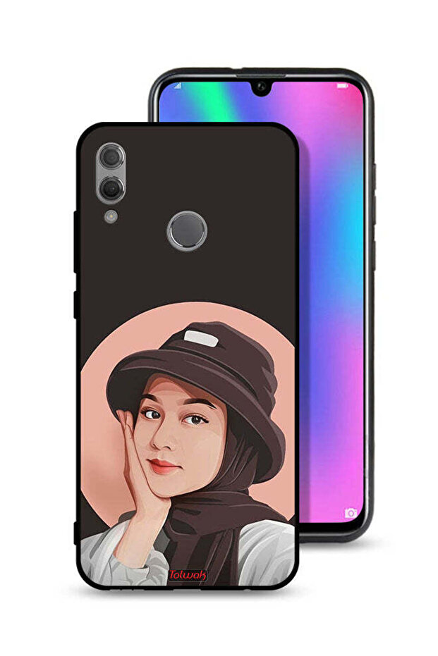 Honor 10 Lite Protective Case Cover Cute Hat Girl Paint Art