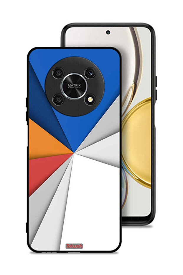 غطاء حماية لهاتف Honor X30 5G مصنوع من مادة فنية تجريدية