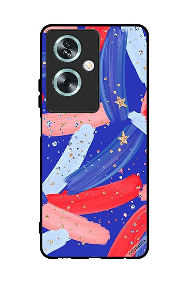 غطاء حماية لهاتف Oppo A79 - رسم فني