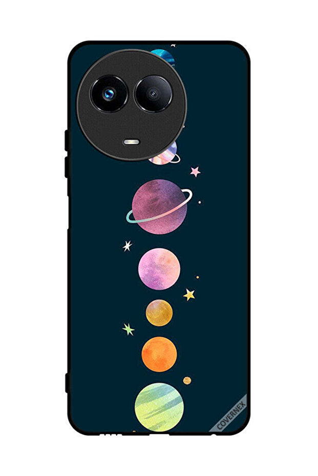 غطاء حماية لهاتف Realme 11 5G - كواكب في صف واحد