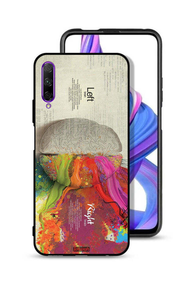 Honor 9X Pro Protective Case Cover Abstract Brain Science Artwork