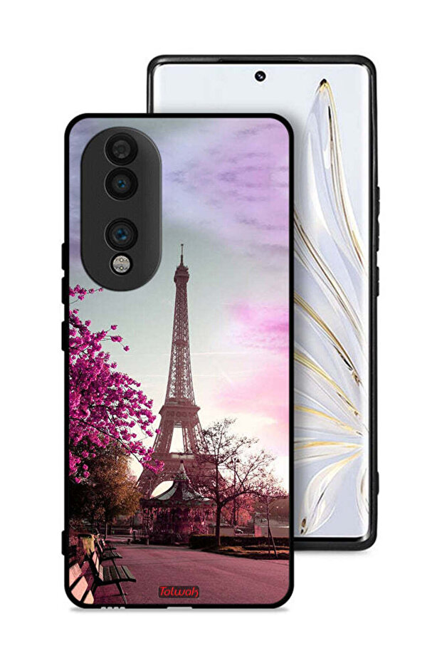 غطاء حماية لهاتف Honor 70 بتصميم برج إيفل