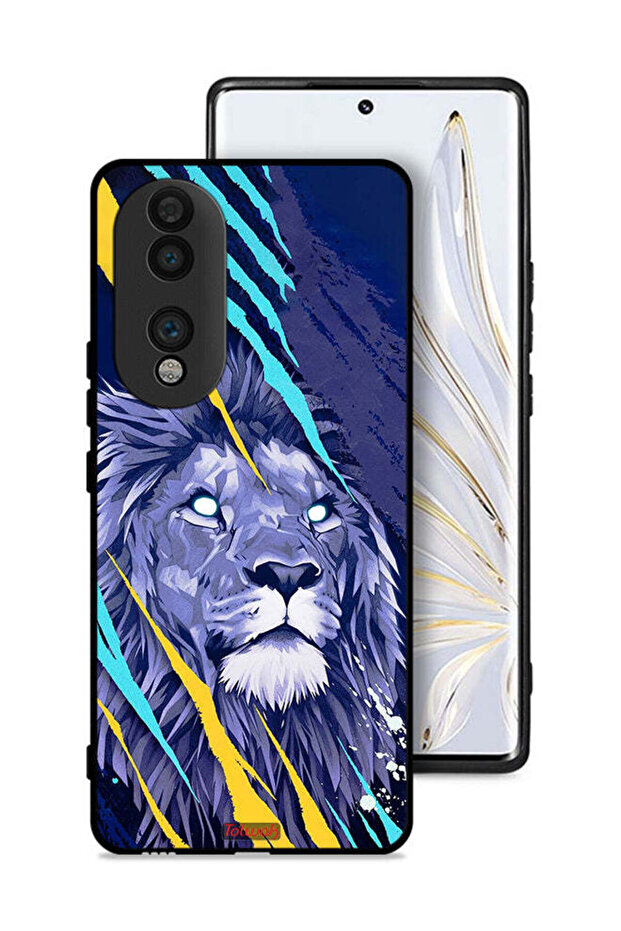 غطاء حماية لهاتف Honor 70 بتصميم الأسد الملك