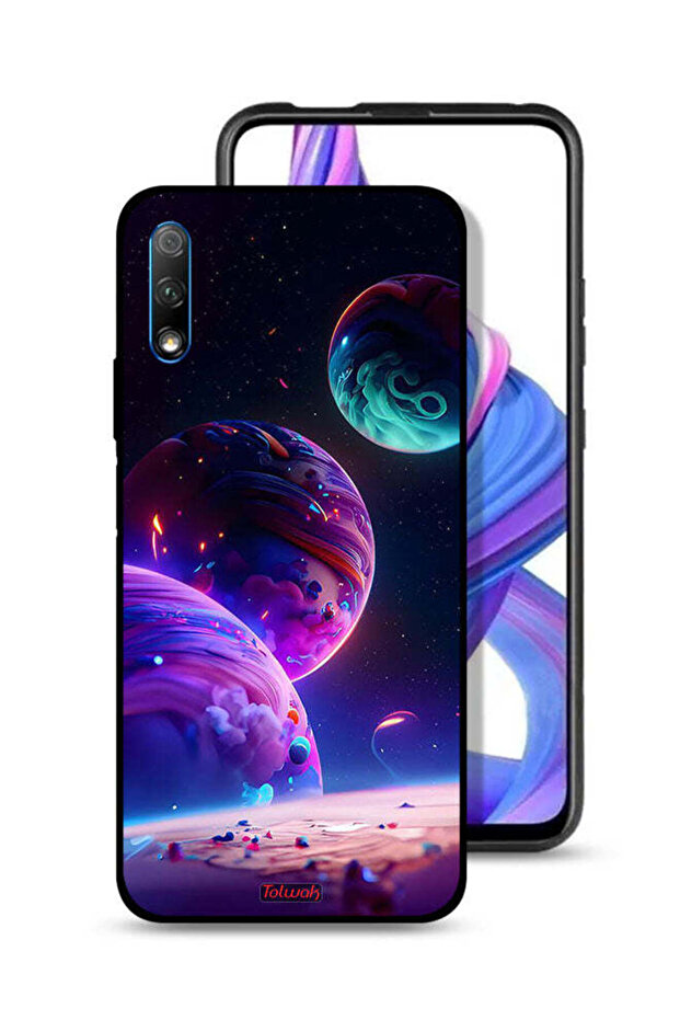 غطاء حماية لهاتف Honor 9X (الصين) بنمط كوكبي