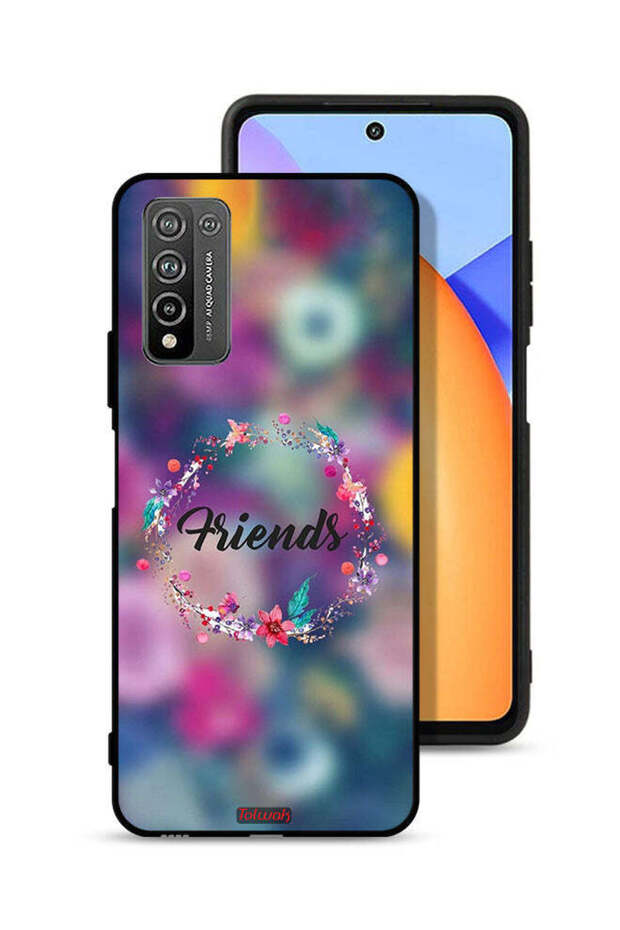 Honor 10X Lite Protective Case Cover Friends In Flowers Ring Art