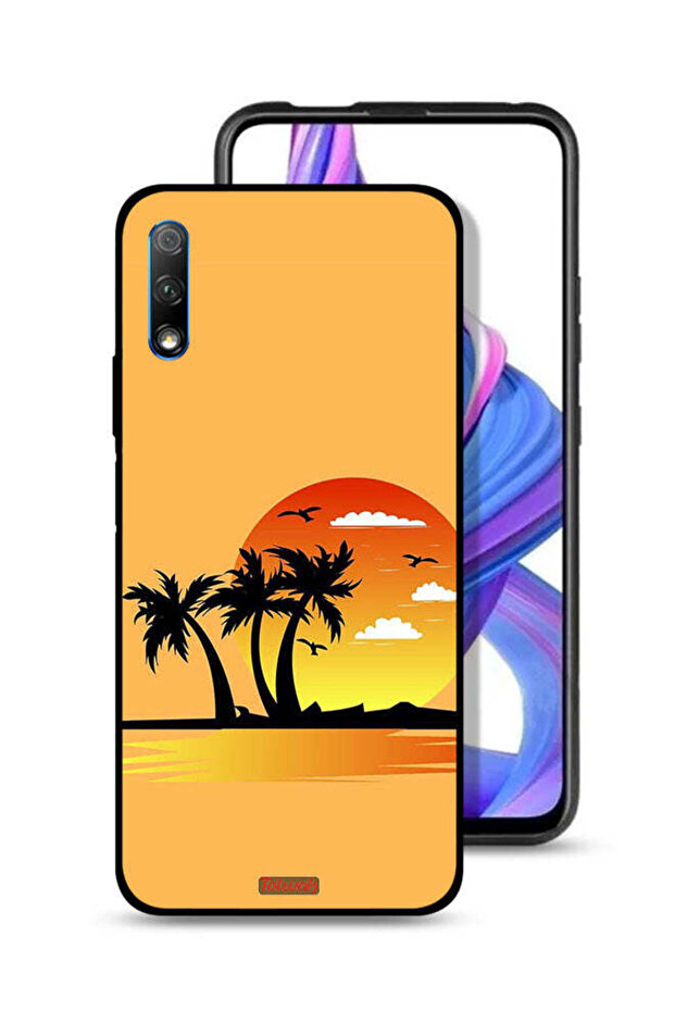 غطاء حماية لهاتف Honor 9X (الصين) بتصميم تجريدي