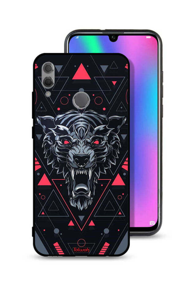 غطاء حماية لهاتف Honor 10 Lite بتصميم الذئب المتمرّد
