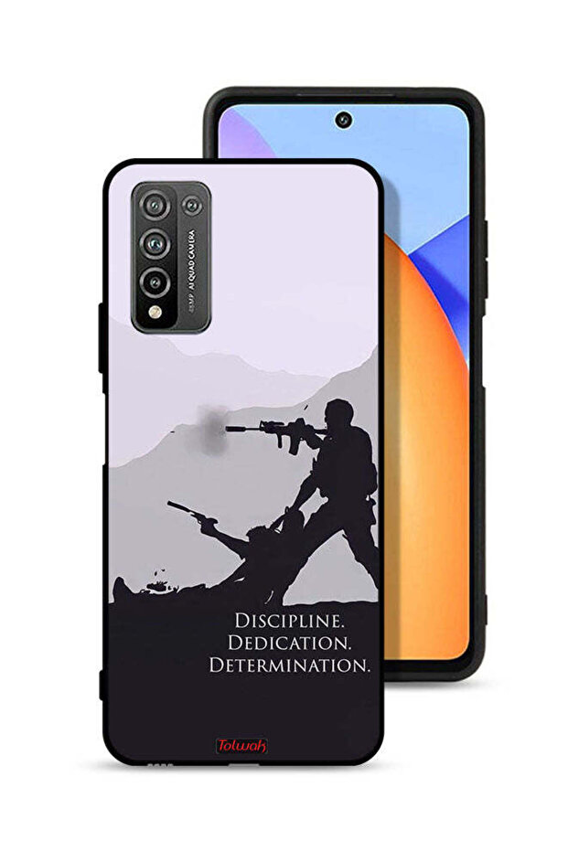 Honor 10X Lite Protective Case Cover Discipline Dedication Determination