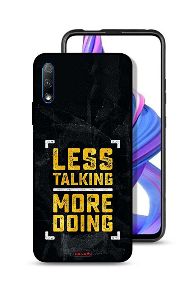 Honor 9X (China) Protective Case Cover Less Talking More Doing