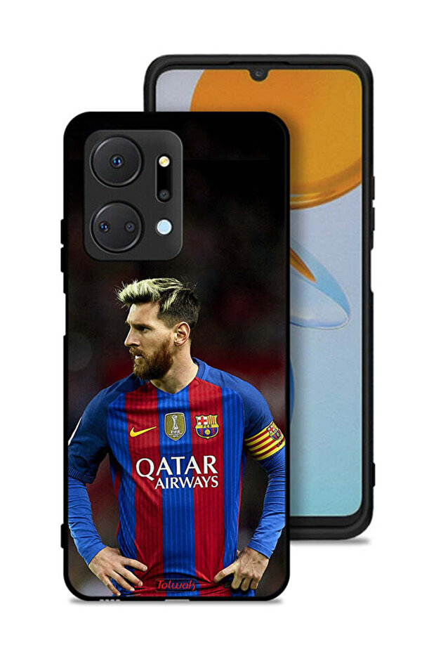 غطاء حماية لهاتف Honor X7a ميسي برشلونة
