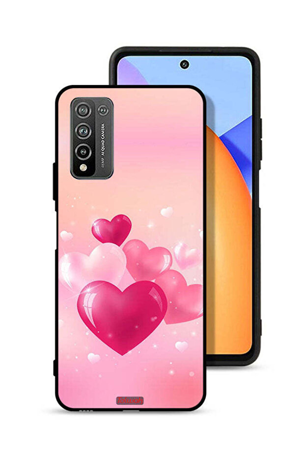 Honor 10X Lite Protective Case Cover Beautiful Hearts Art