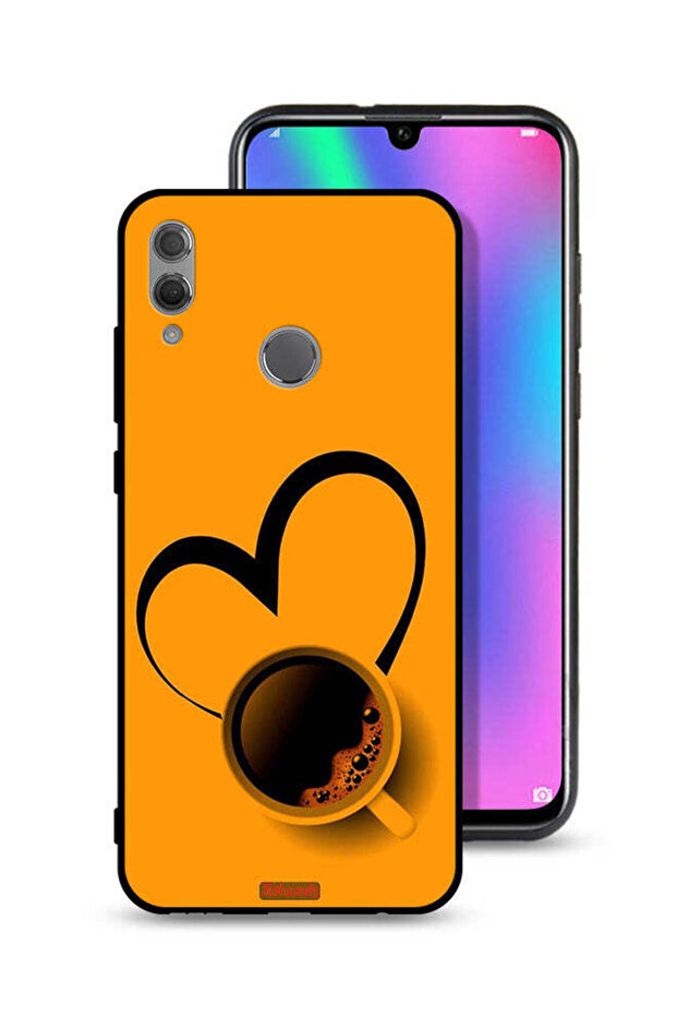 غطاء حماية لهاتف Honor 10 Lite بتصميم فنجان قهوة