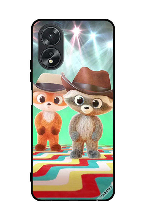غطاء حماية لهاتف Oppo A38 - أرانب