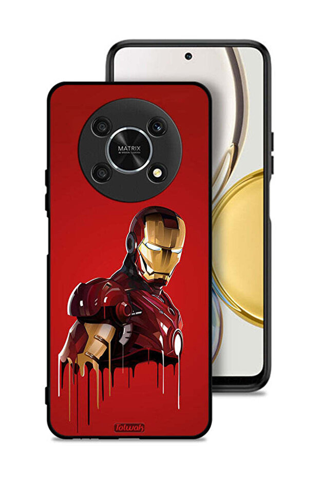 غطاء حماية لهاتف Honor X9 5G برسومات الرجل الحديدي