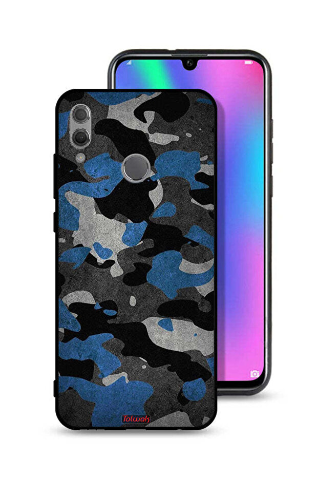 غطاء حماية لهاتف Honor 10 Lite بنمط مموه